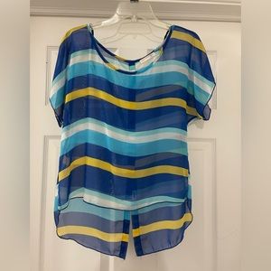 Women’s casual striped blouse